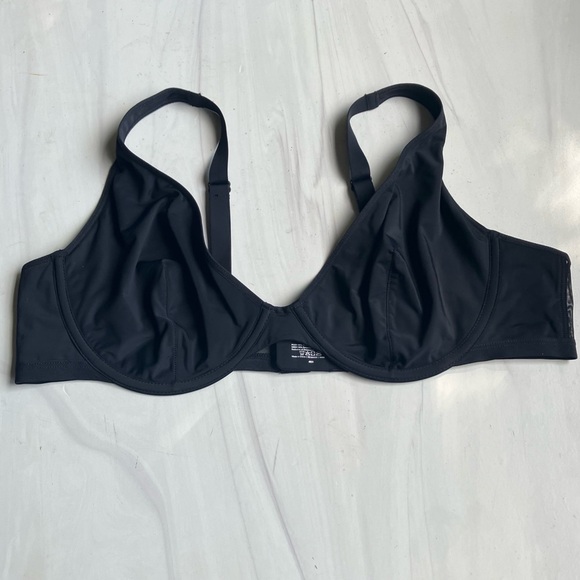 Parade Unlined Underwire Bralette Ultra-Soft Re:Play Eightball‎ Black 40DD - Picture 1 of 5